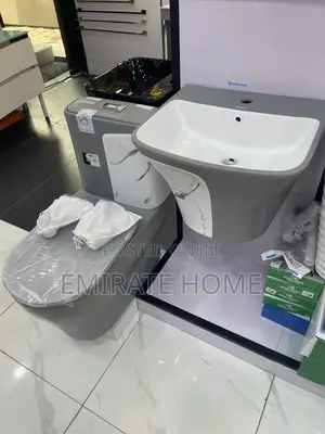 England Gray Toilet Color Seat With Basin