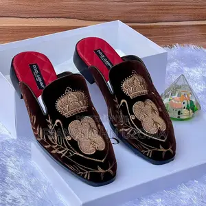 Designer Luxury Suede Half Shoe