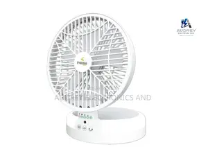 8 Inches Foldable Rotating Rechargeable Fan