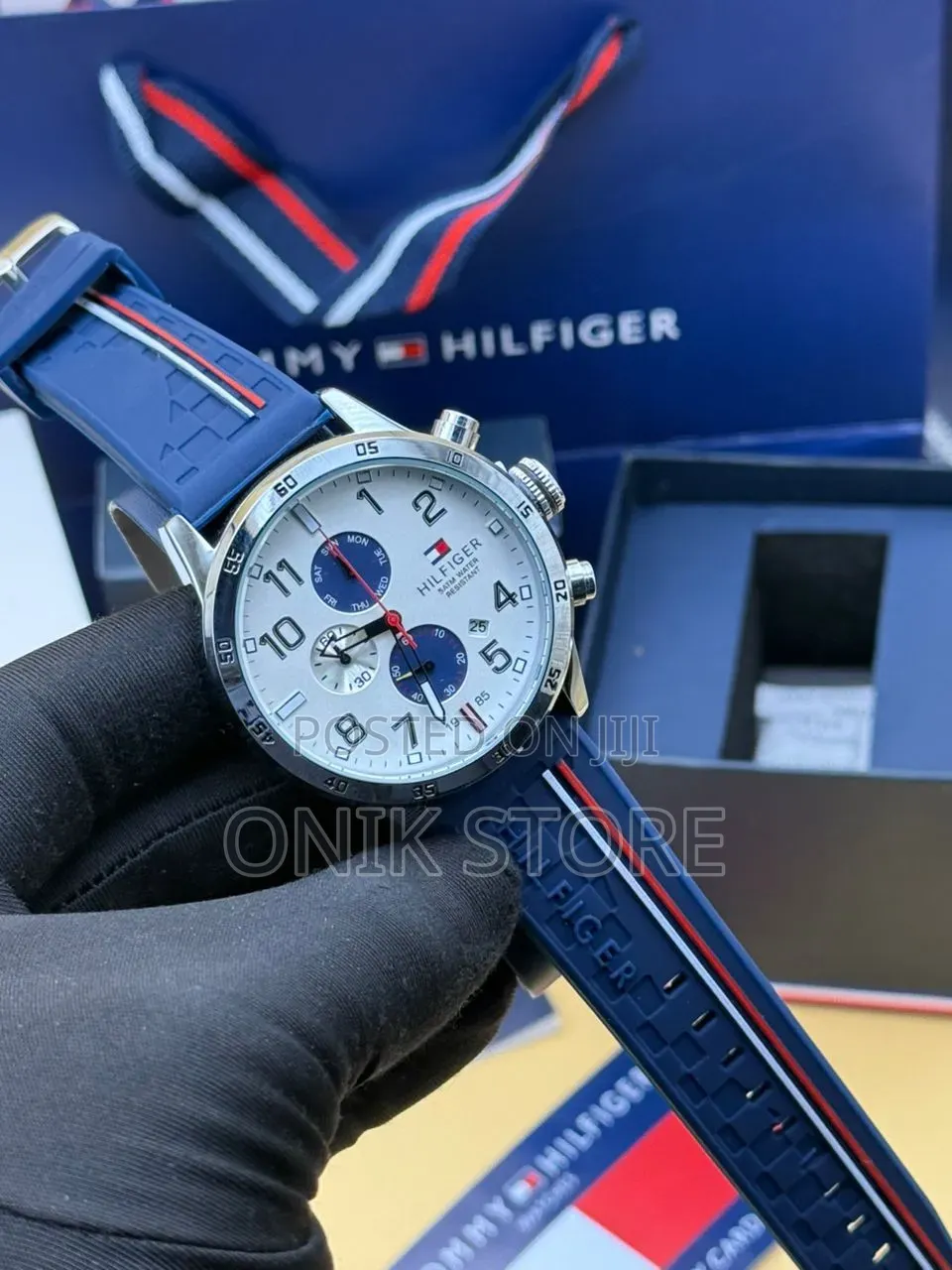 Tommy Hilfiger Rubber Strap Watch