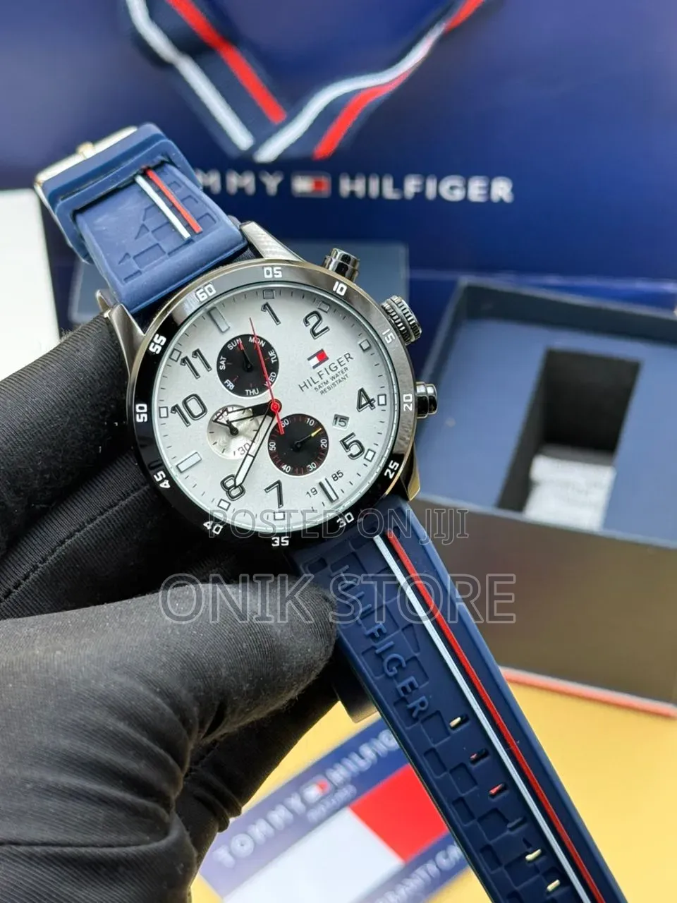 Tommy Hilfiger Rubber Strap Watch