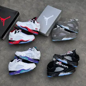 Air Jordan 5 (V) Retro Og Fire Red Black Tongue