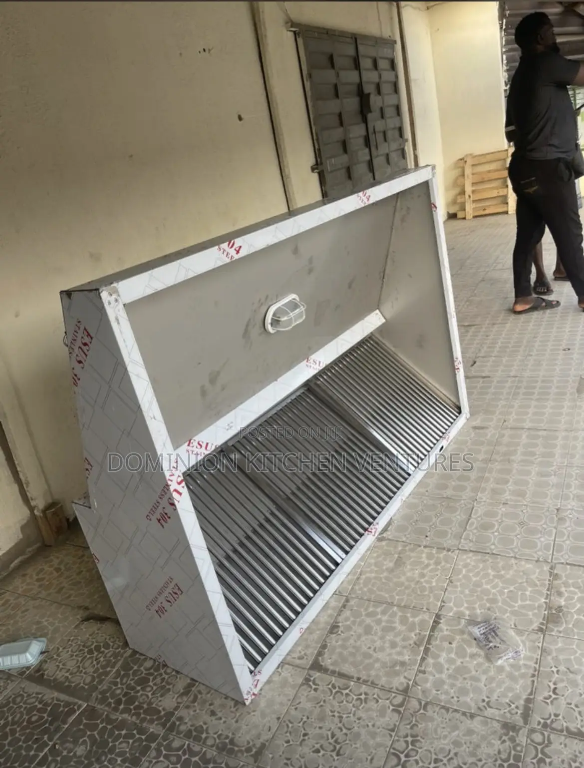 Stainless Steel Commercial Kitchen Extractor Hood