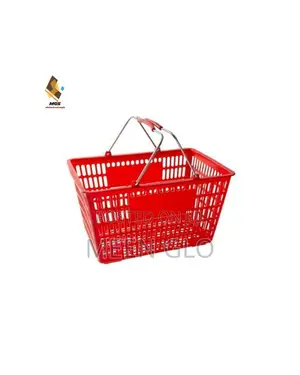 Plastic Supermarket Shopping Baskets