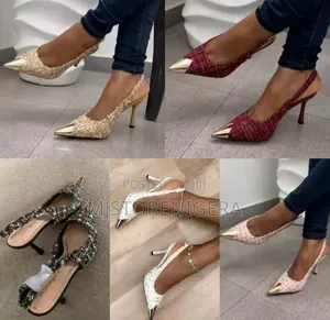 Quality Tweed Slingback Pointed T