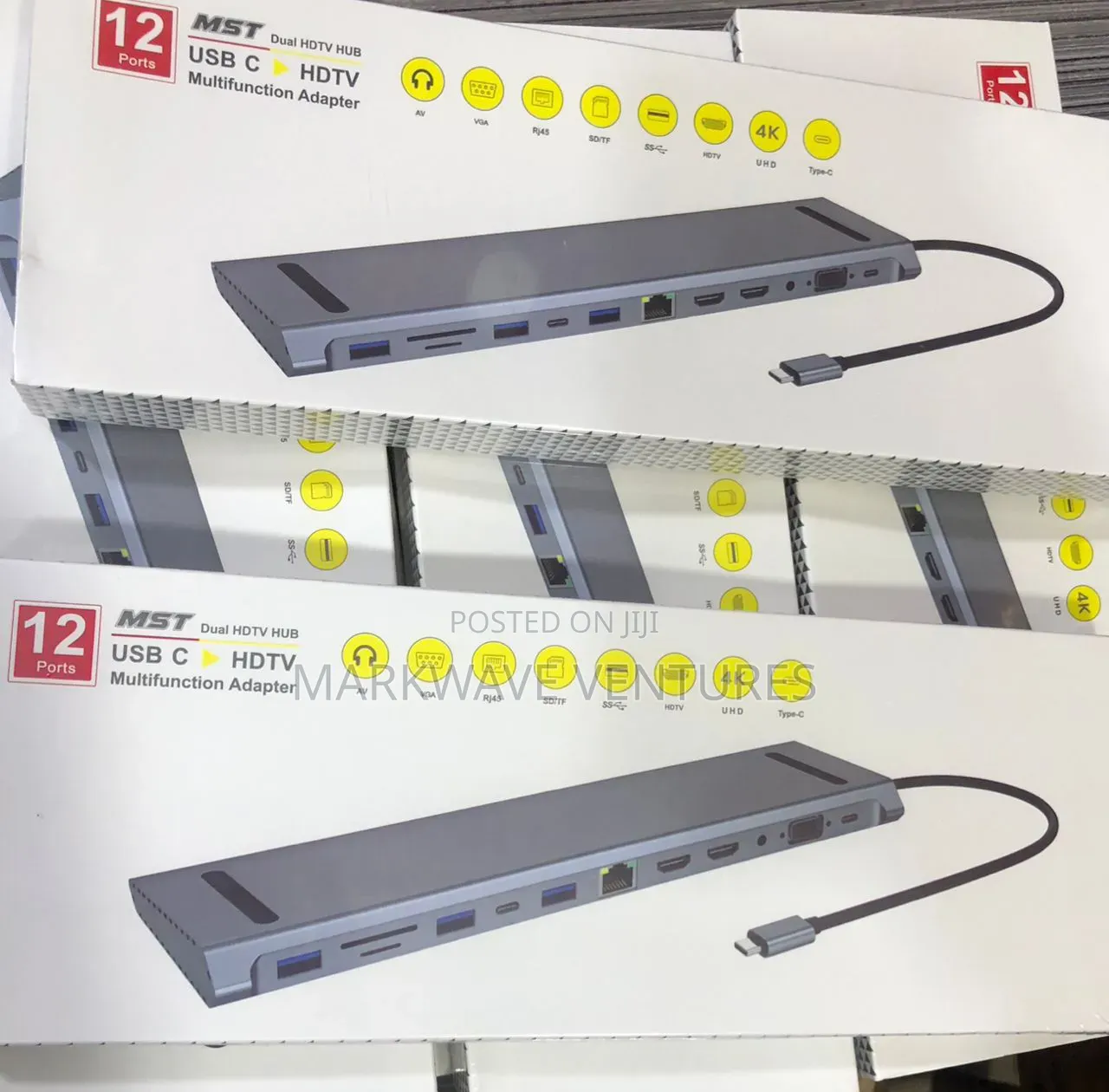 12 Ports Type C Docking Station