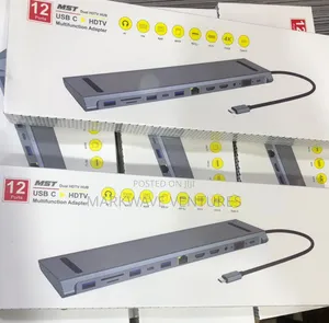12 Ports Type C Docking Station
