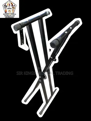 Double-Braced X-Style Foldable Keyboard Stand