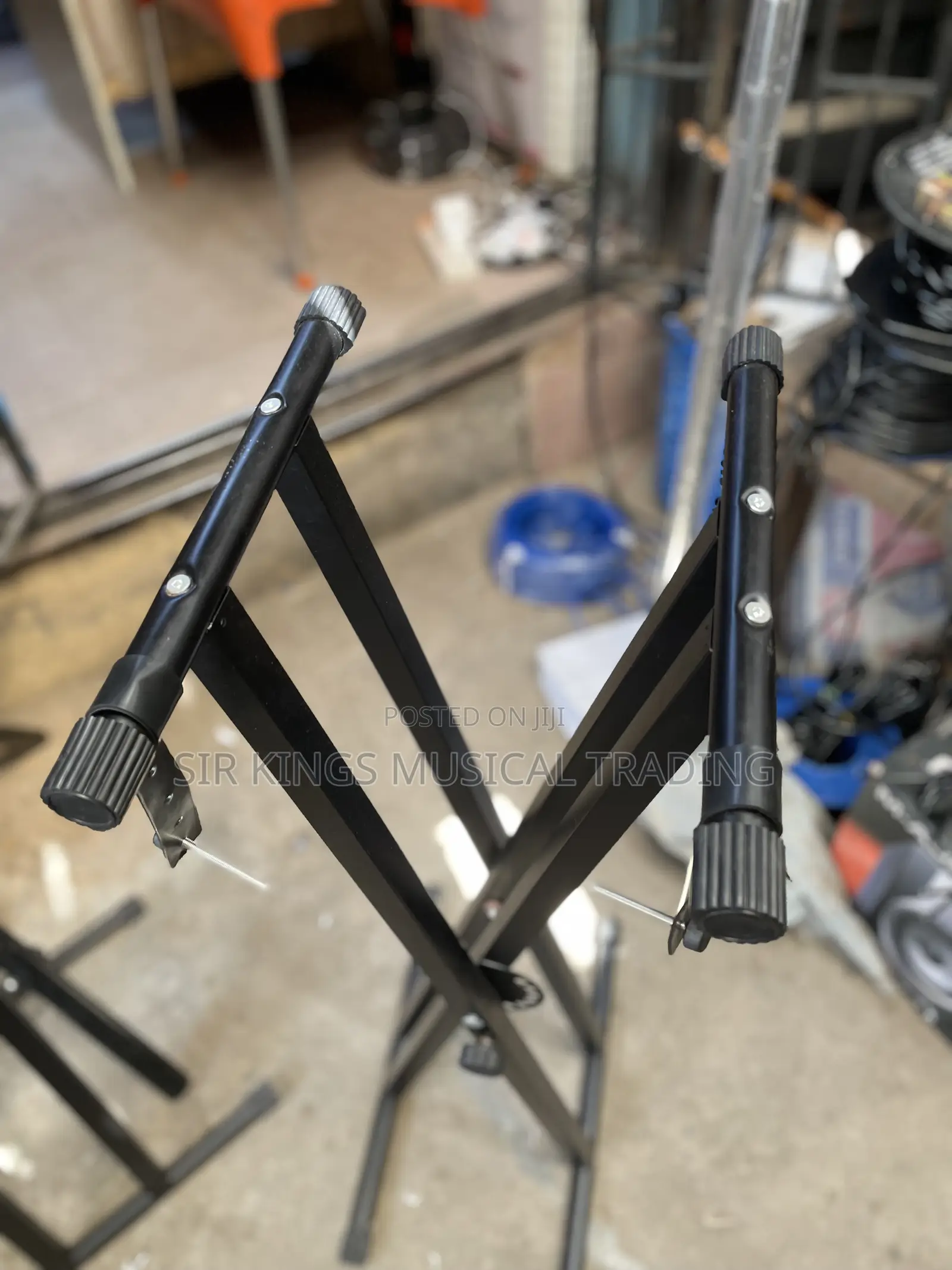 Double-Braced X-Style Foldable Keyboard Stand