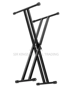 Double-Braced X-Style Foldable Keyboard Stand