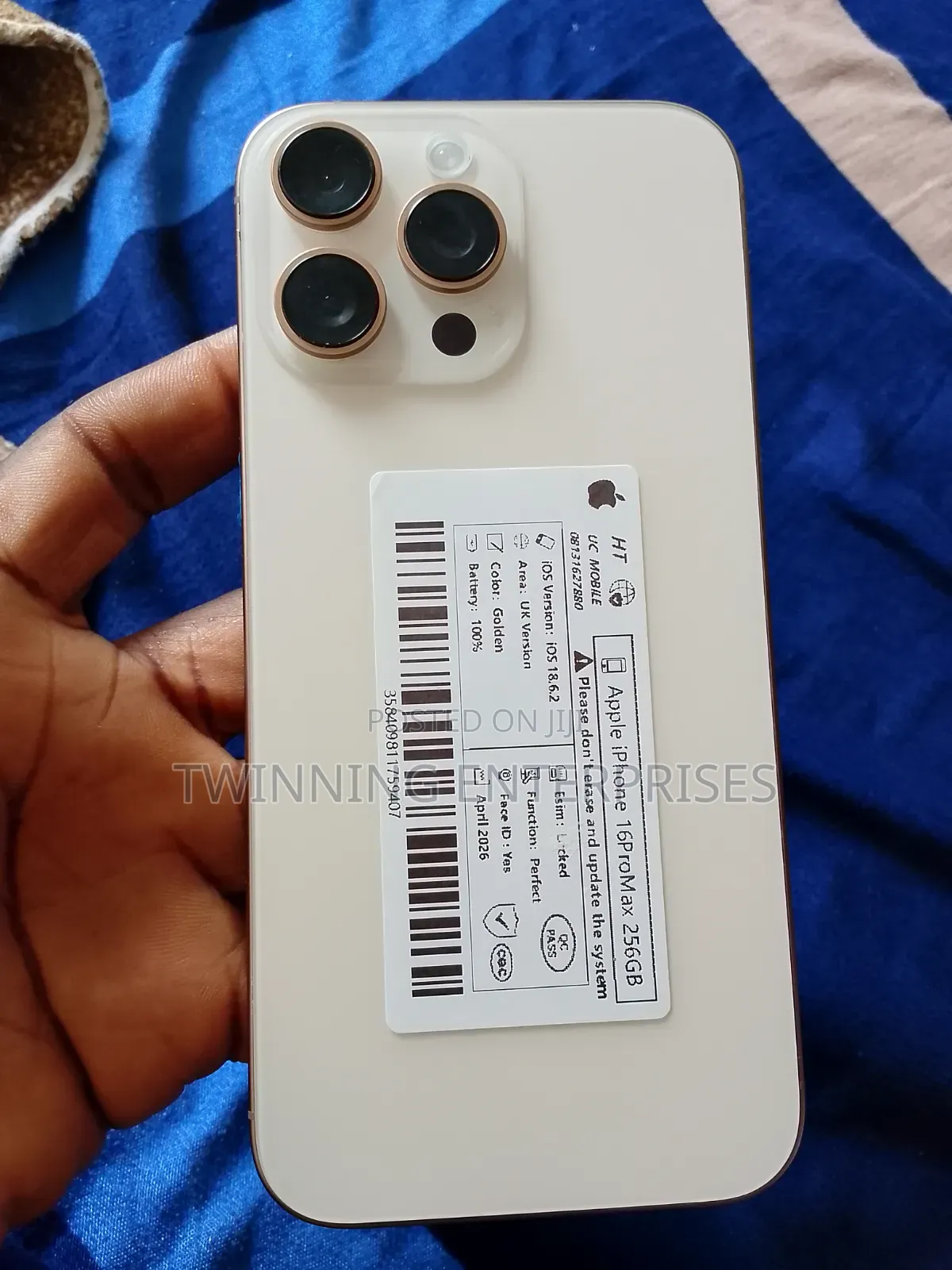Apple iPhone 16 Pro Max 256 GB Gold