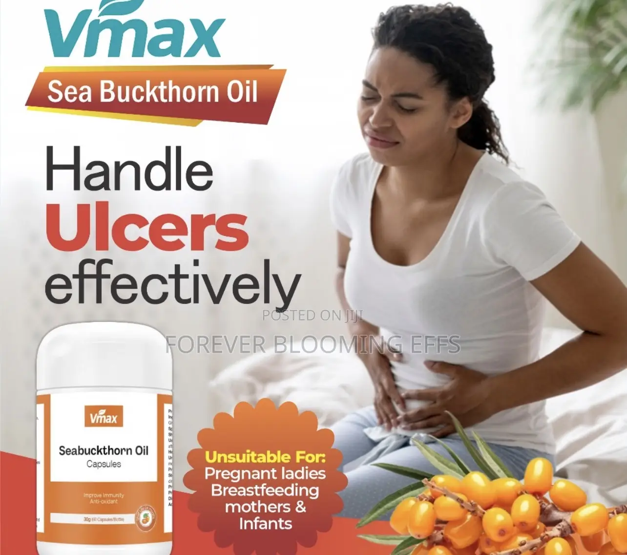 Vmax Seabucthorn Oil Capsules