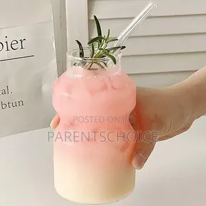 Gourd Shape Borosilicate Glass Cup Juice, Coffee Mug