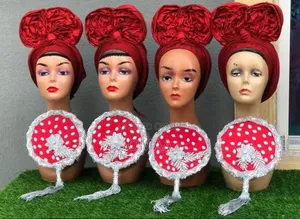 Auto Gele, Bridal Handfan