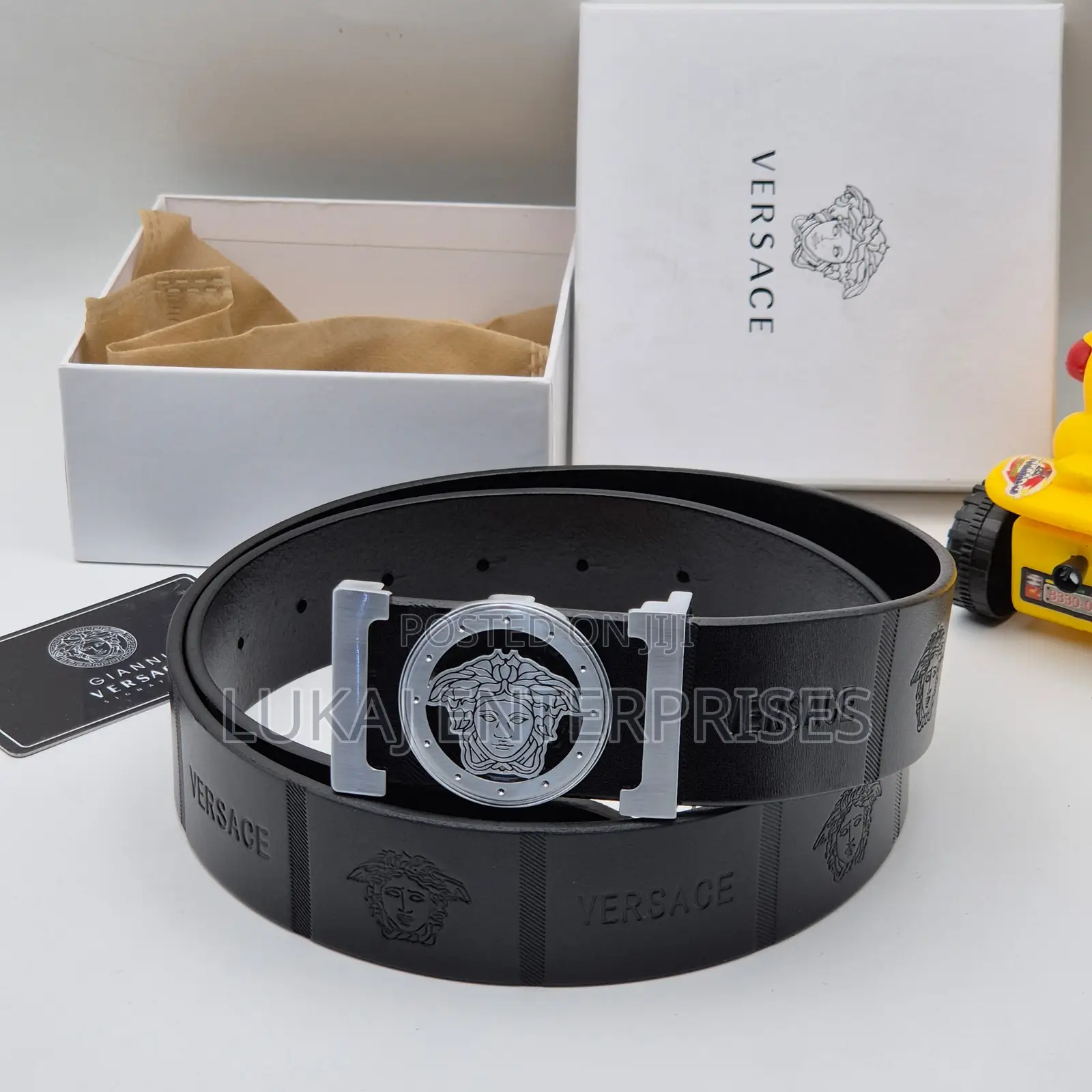 Versace Leather Belt