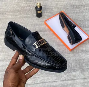 Men Shoes Lv Patent Loafers