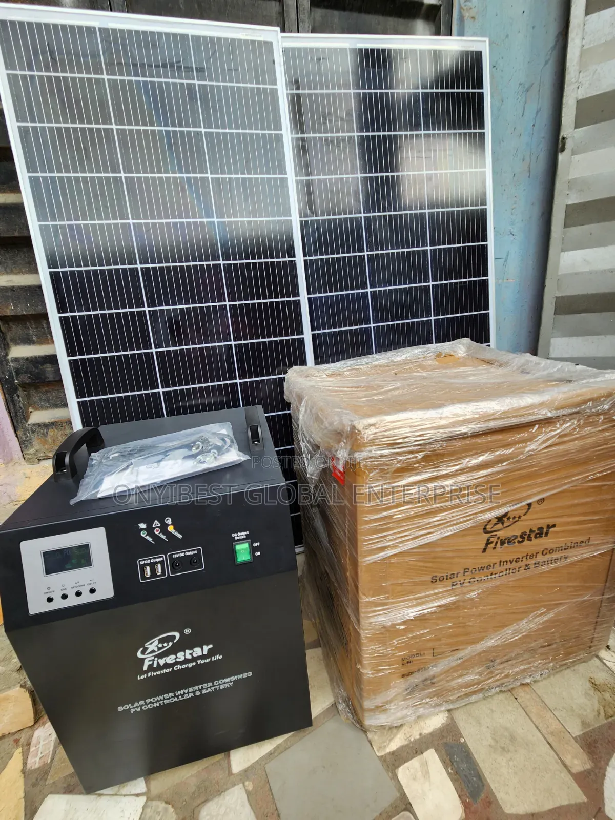 Five_star 2000watts Solar Generator Comes With 3pcs of 300watts Panel