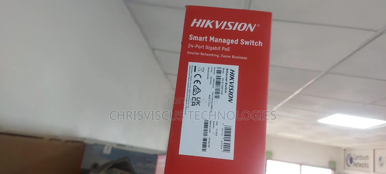 Hikvision 24port Poe Gigabit Network Switch