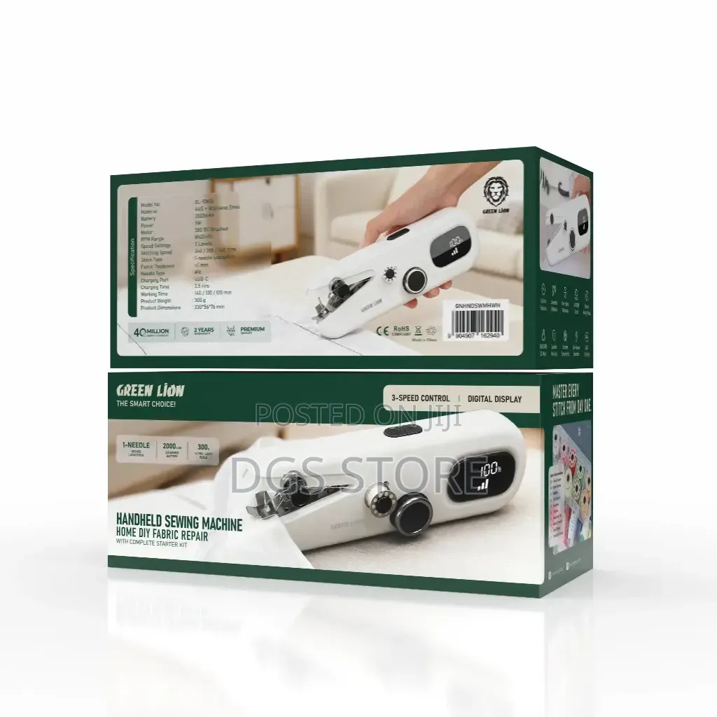 Green Lion Handheld Sewing Machine