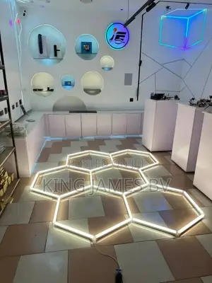 Ceiling and Wall Mounted Honeycombed Hexagon Light