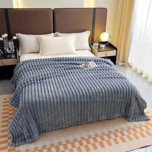 Double Sided Warm Solid Skin Friendly Rabbit Fur Velvet Blanket/Duvet
