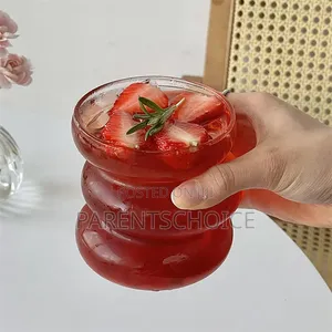Grape Shape/ Spiral Wave Drinking Glasses -12oz