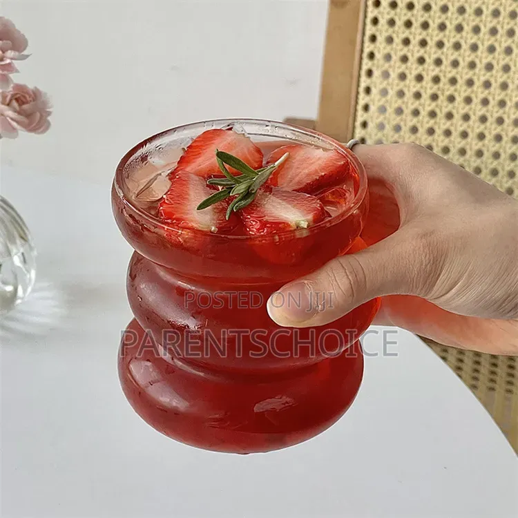 Grape Shape/ Spiral Wave Drinking Glasses -12oz