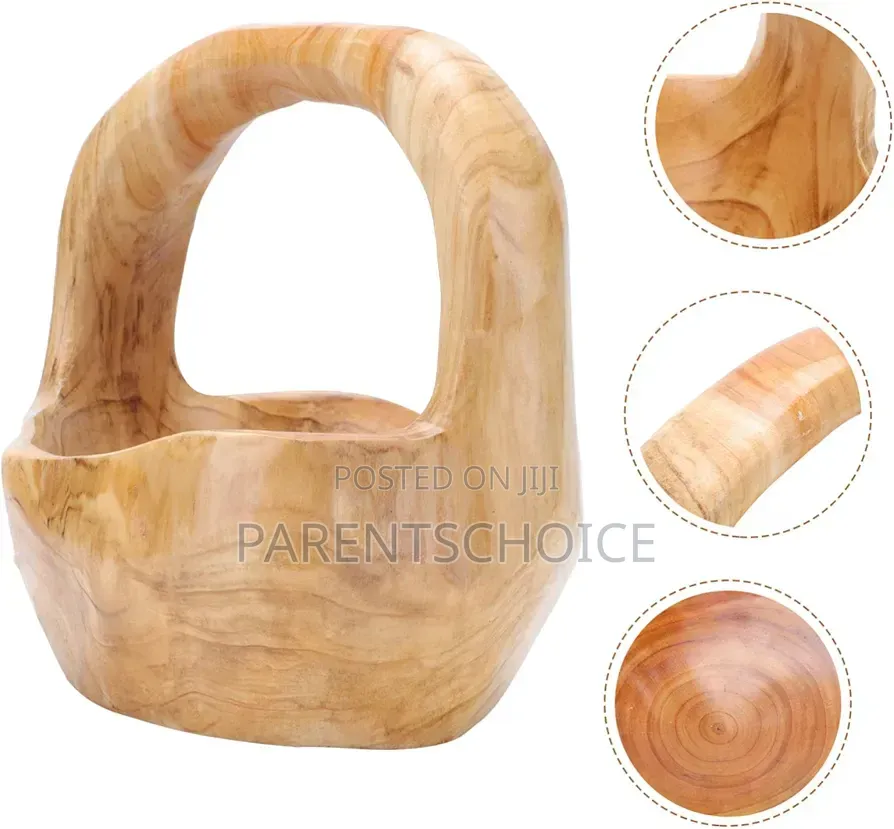 Wood Root Carving Fruit Basket