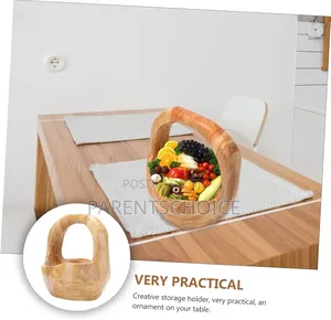 Wood Root Carving Fruit Basket