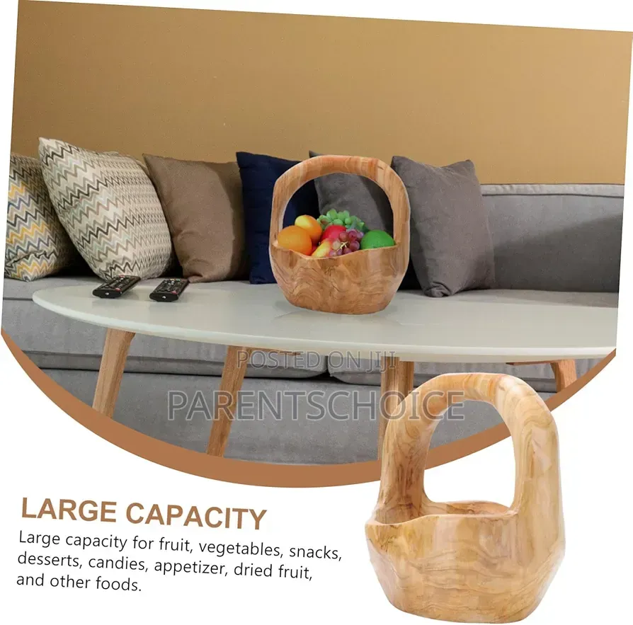 Wood Root Carving Fruit Basket