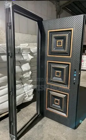 Black and Gold Milan Security Door.
