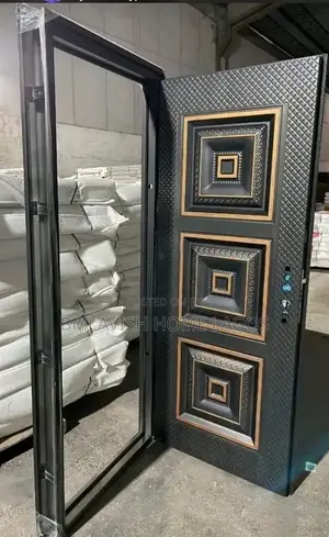 Black and Gold Milan Security Door.