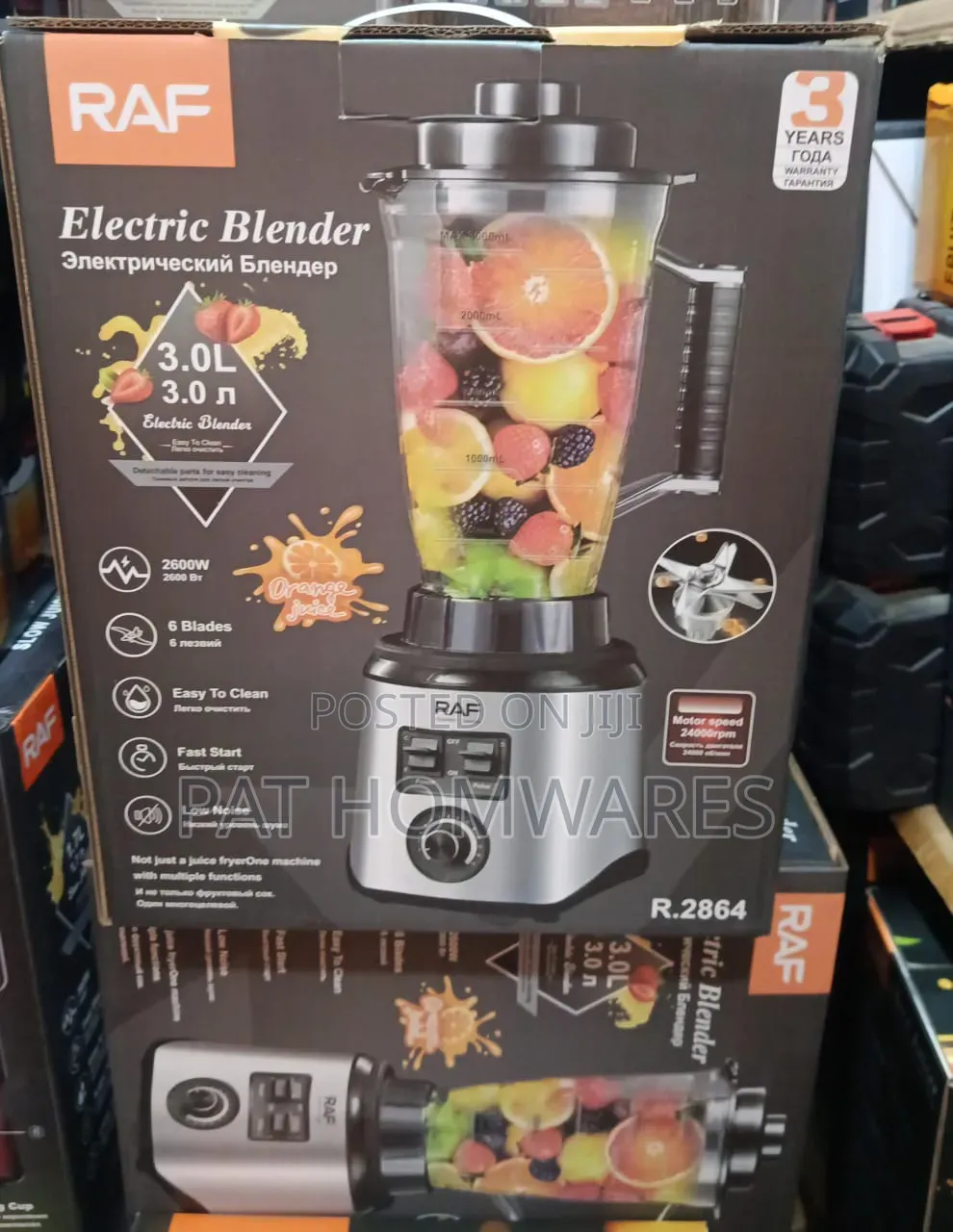 3litre Raf Blender 2600w