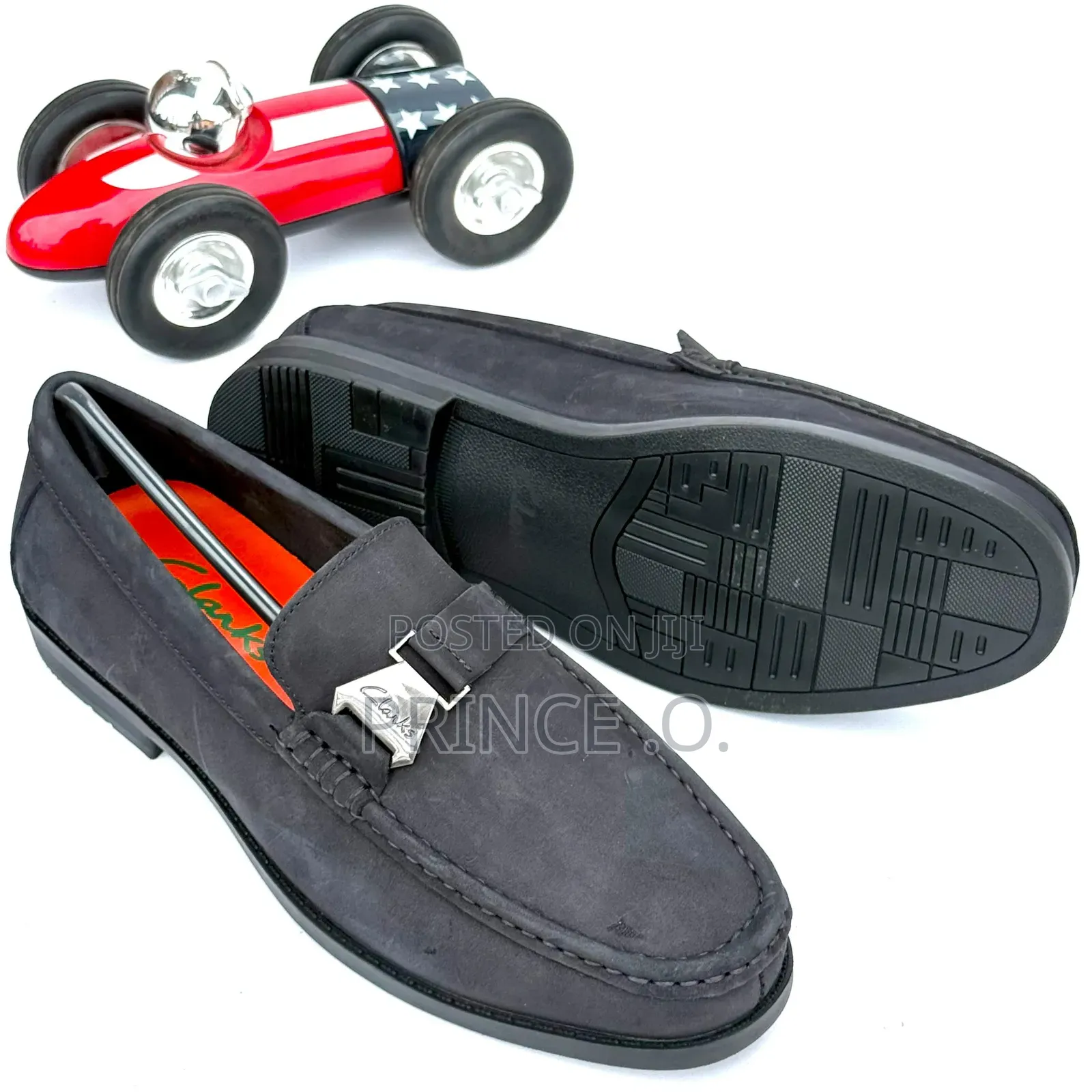 Suede Leather Versace Loafers