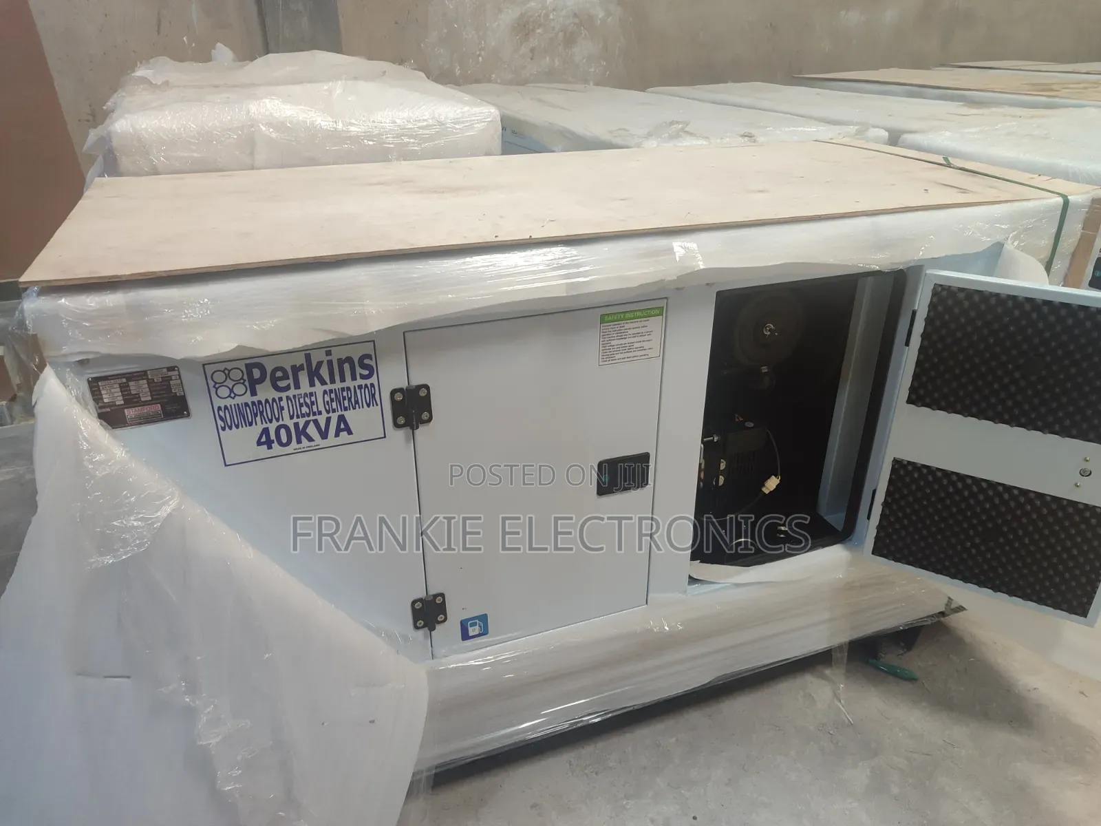 Perkins 40kva Silent Generator 100% Copper Coil