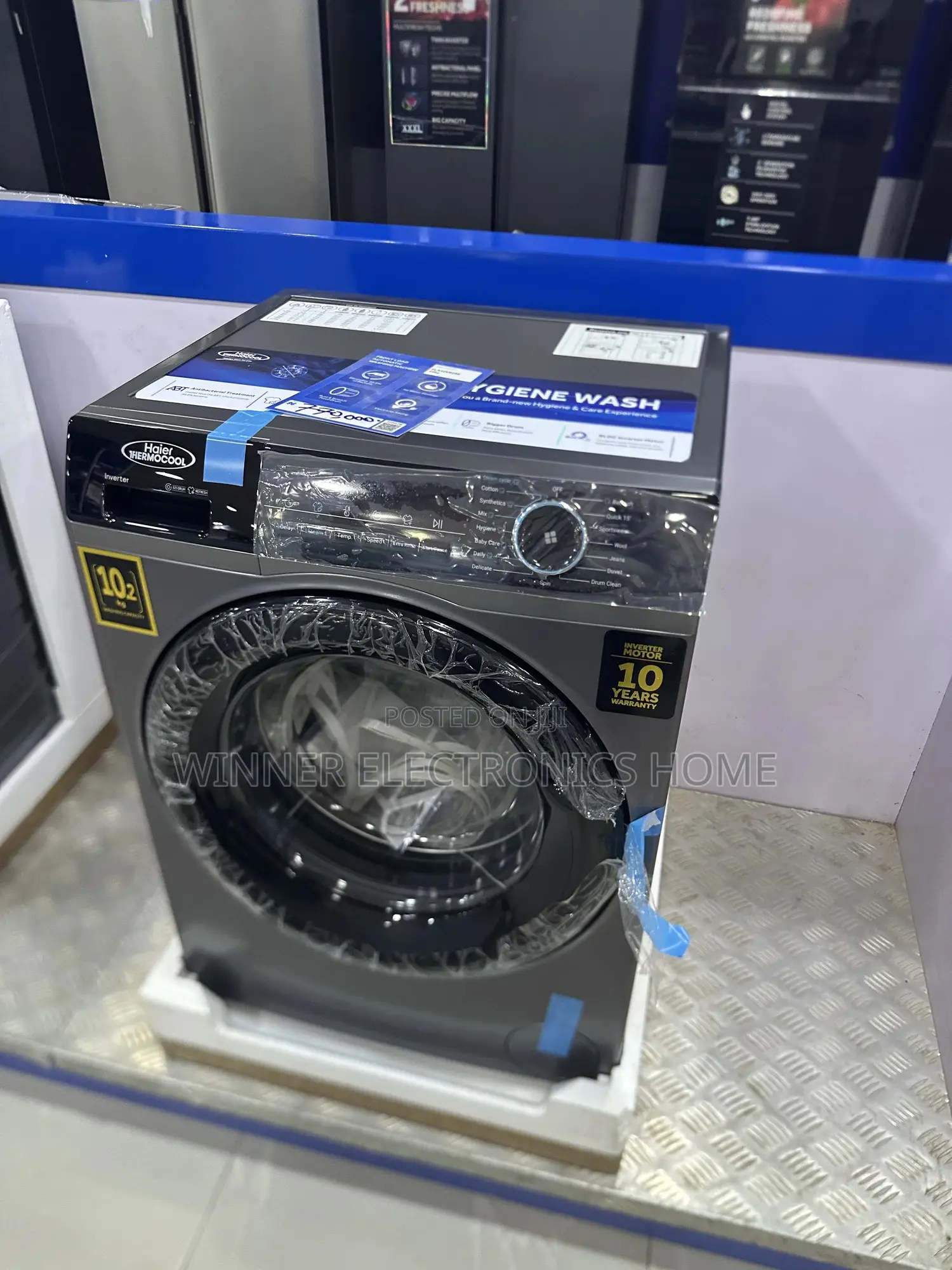 Haier Thermocool 10kg Front Loader Washing Machine