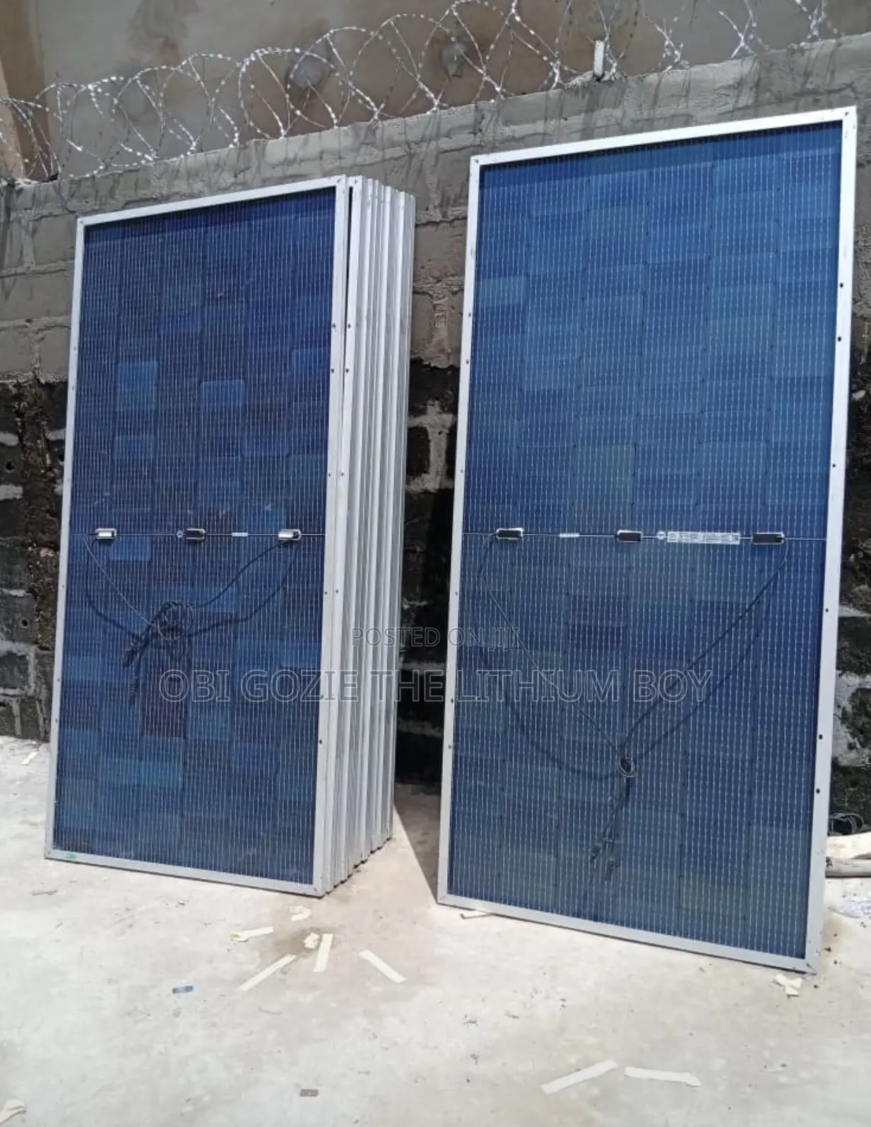 650w Jinko Solar Panel Bifical 156 Cells. Best Importer Distributor