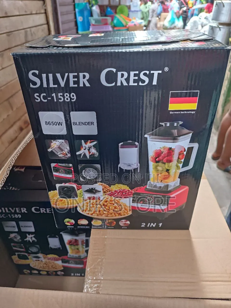 Double Cup Silver Crest Blender