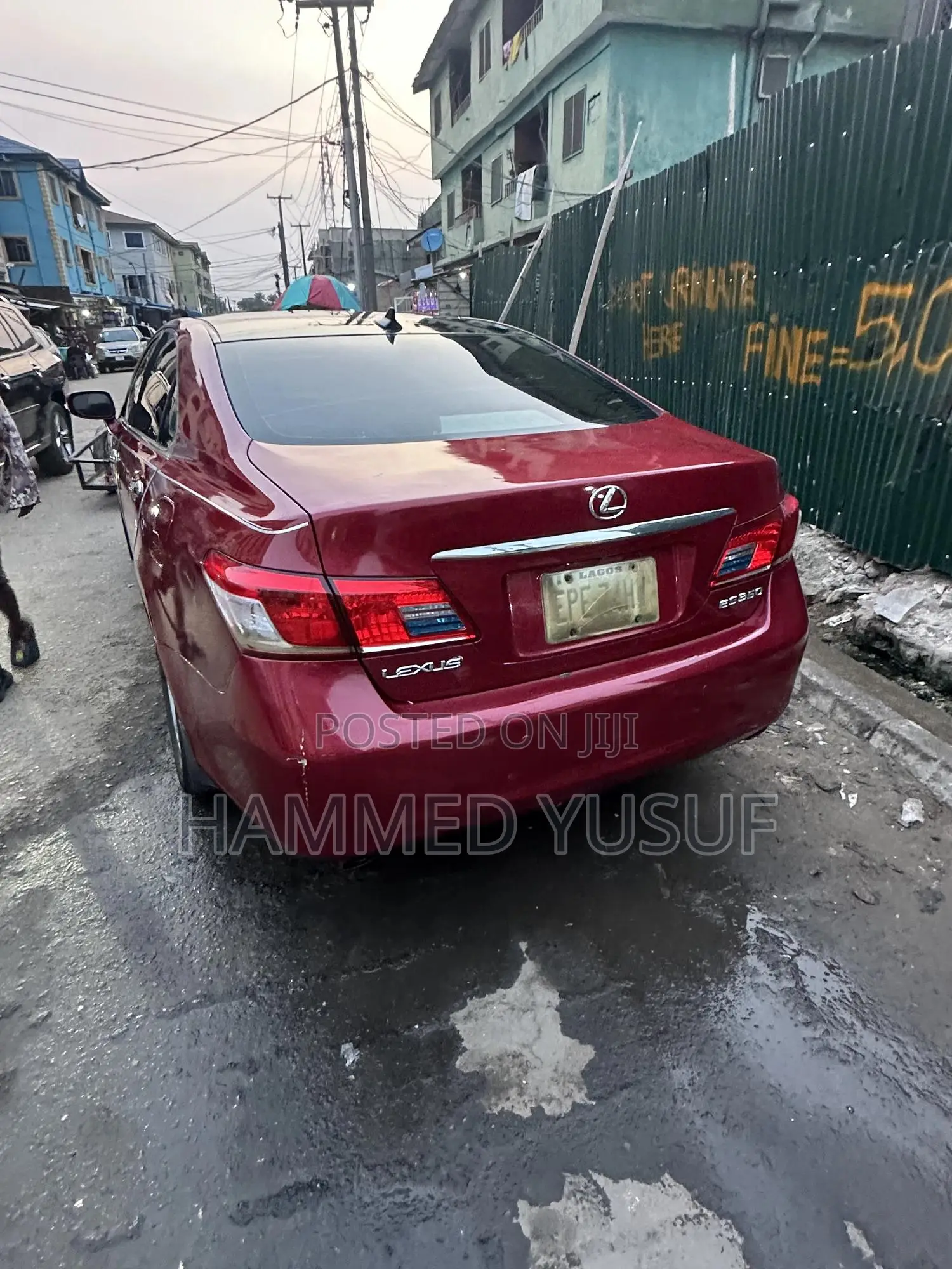 Lexus ES 350 2011 Red