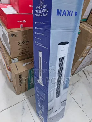 Powerful Airflow
Maxi 40” Slim Tower Fan for Home and Office Use