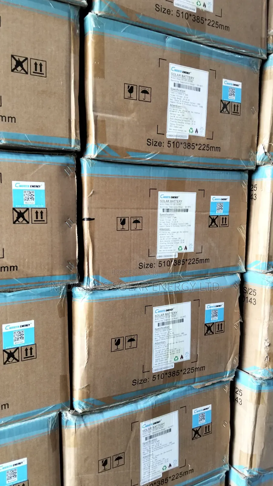 2.5kwh 24v Cworth Lithium Battery