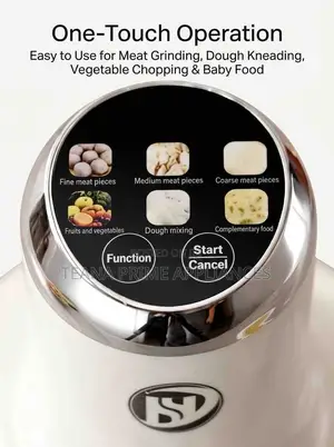 4 in 1multi-Functional Food Processor, ( Meat Grinder, Dough Mixer )