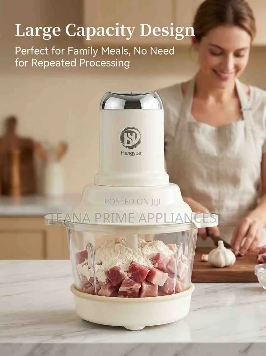 4 in 1multi-Functional Food Processor, ( Meat Grinder, Dough Mixer )