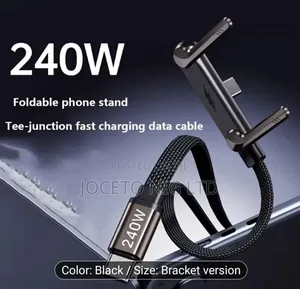 240w Foldable Phone Stand Type-C Data Cable
