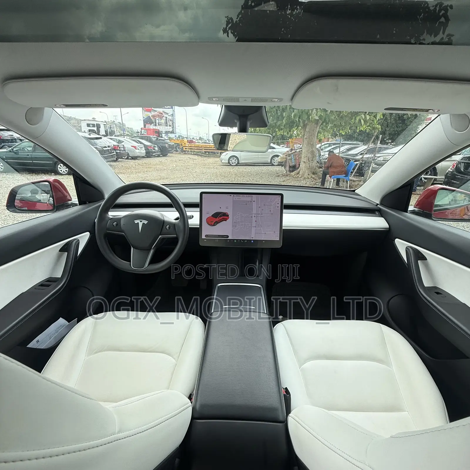 Tesla Model Y 2021 Red