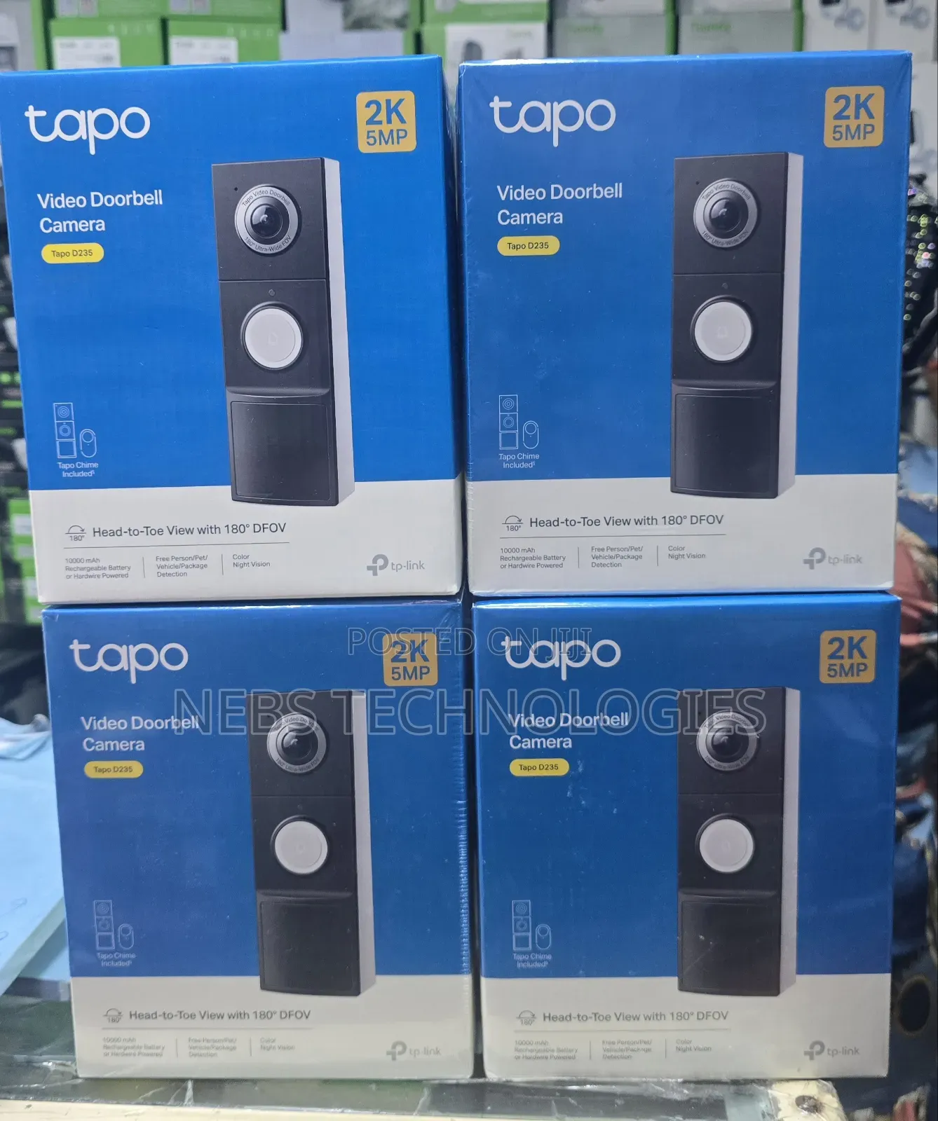 Tapo Wireless Video Doorbell 5mp D235