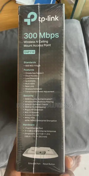 Tp- Link Wireless N Ceiling Mount Access Point Eap 110