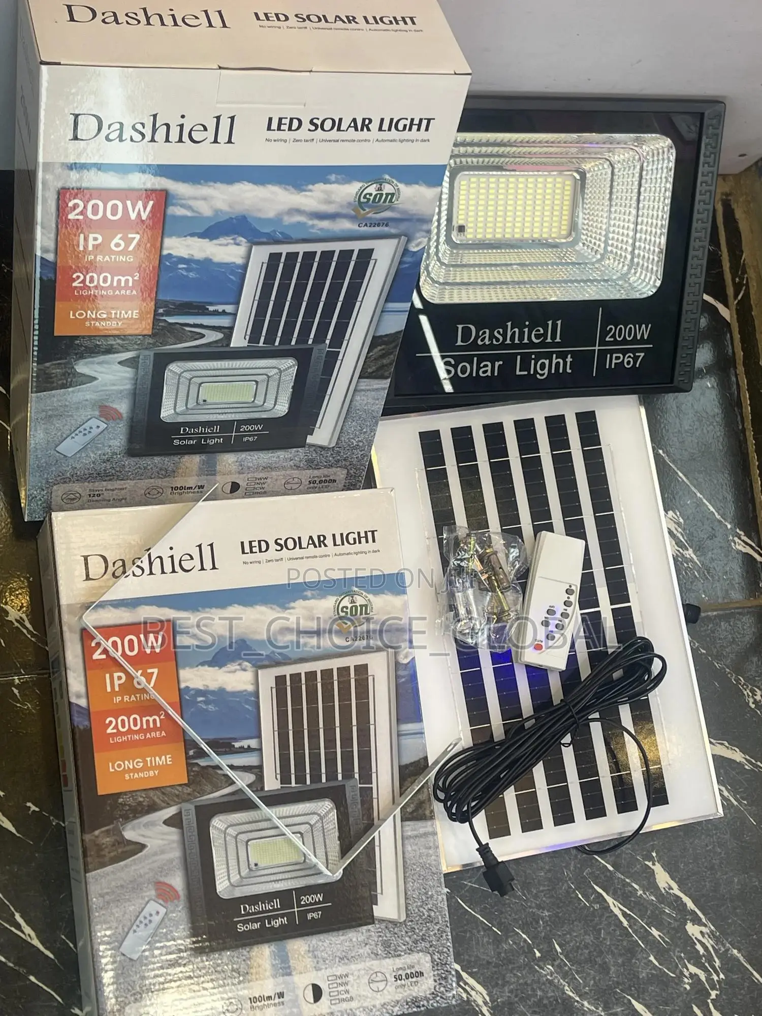 200w Solar Floodlight Choose Quality