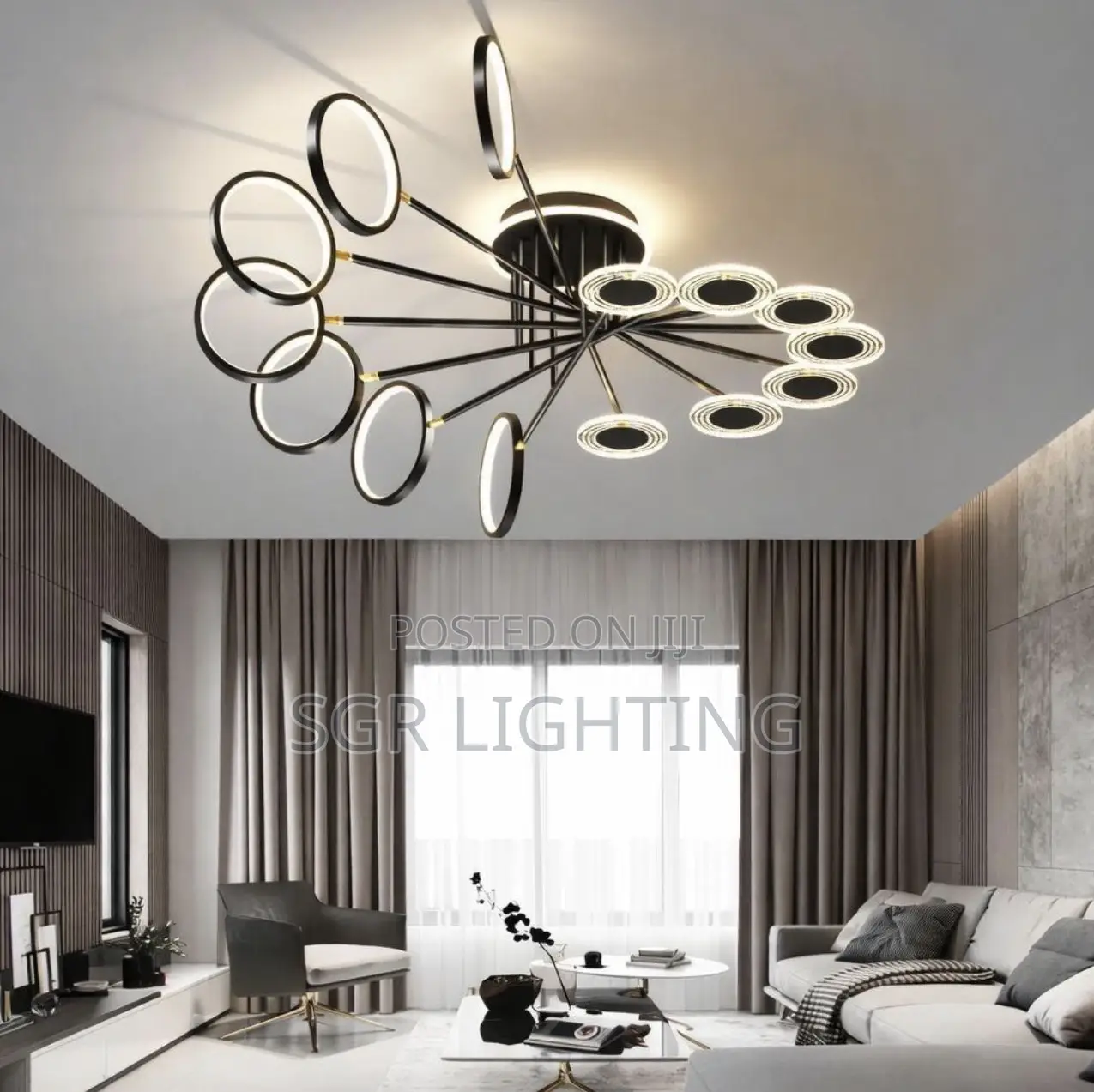 Creative Rings Led Chandeliers