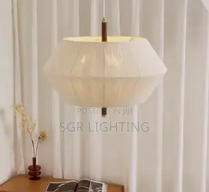 Wabi Sabi Hemp Rope Rattan Led Pendant Light for Living Room